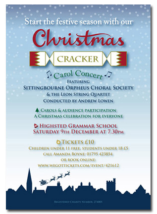 SOCS Christmas poster design 2017
